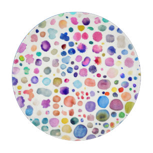 Tabla De Cortar Blancos de color de agua