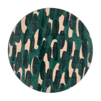 Tabla De Cortar Blobs de tinta, dibujados a mano, brillantes sin c