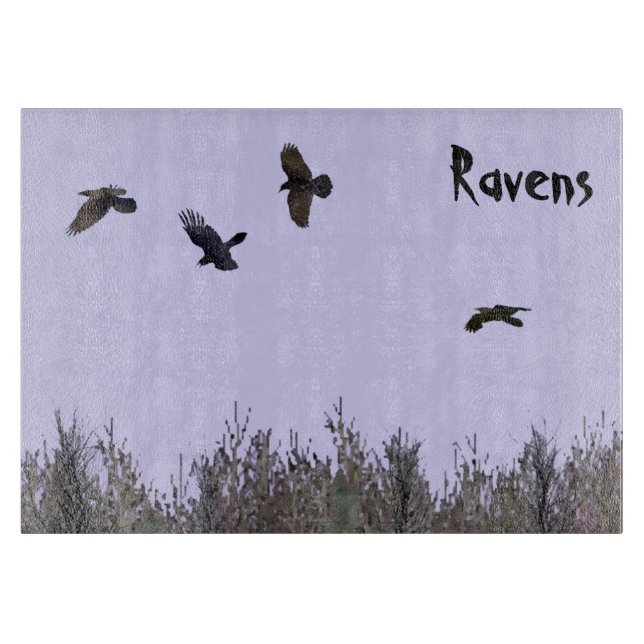 Tabla De Cortar Bloque de Ravens (Anverso)