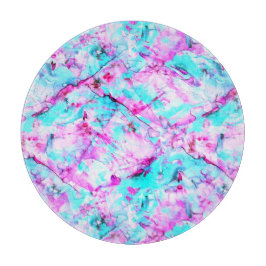 Tabla De Cortar Blossom rubio Un diseño de luz colorida