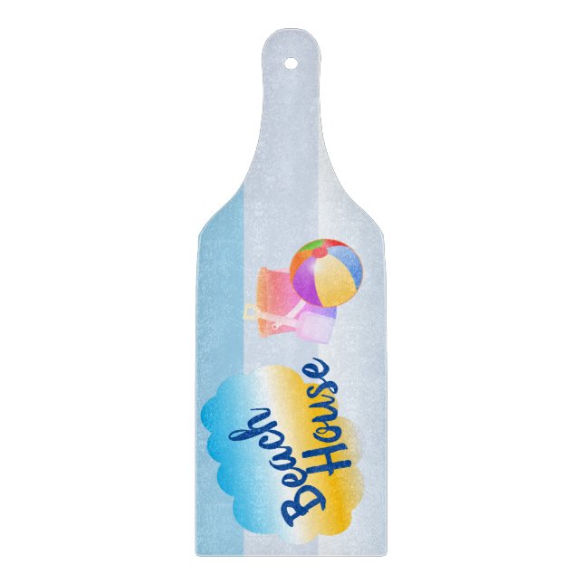 Tabla De Cortar Blue Beach House Chopping Board (Anverso)