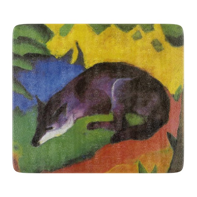 Tabla De Cortar Blue Fox (de Franz Marc) (Anverso)