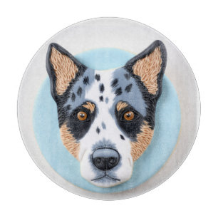 Tabla De Cortar Blue Heeler Dog 3D Inspirado