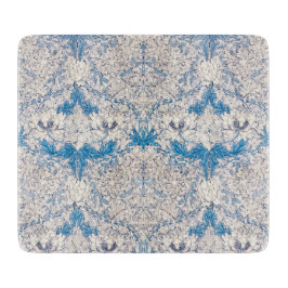 Tabla De Cortar Blue Honeysuckle (por William Morris)