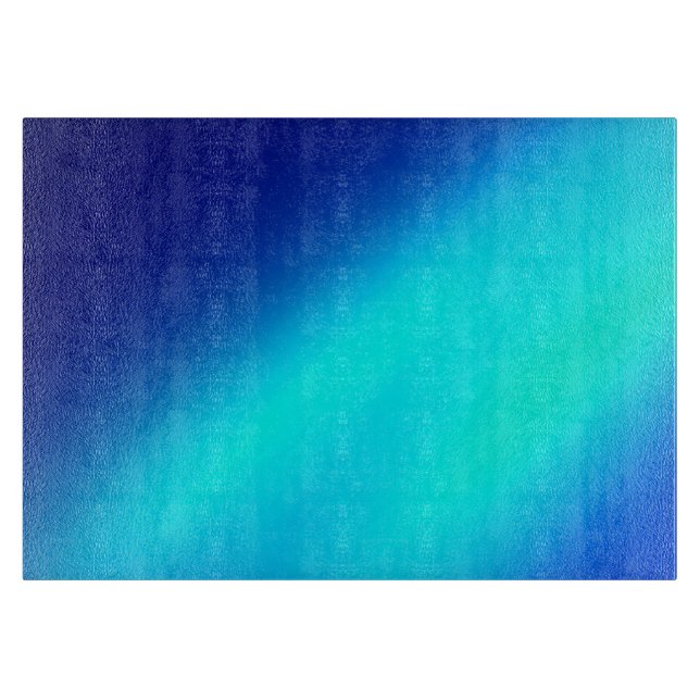 Tabla De Cortar Blue Neon Ombre (Anverso)