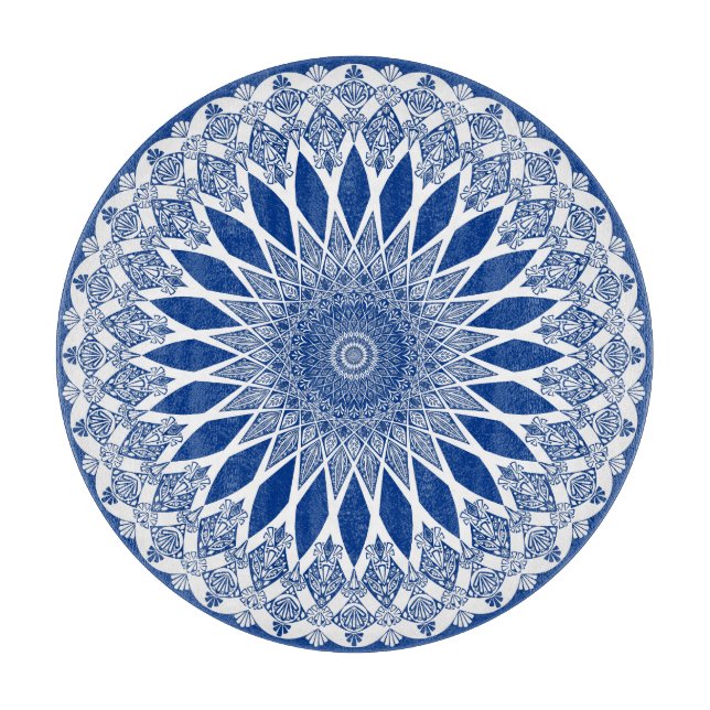 Tabla De Cortar Blue Pacific Tristyns Mandala (Anverso)