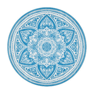 Tabla De Cortar Bluebird Mandala