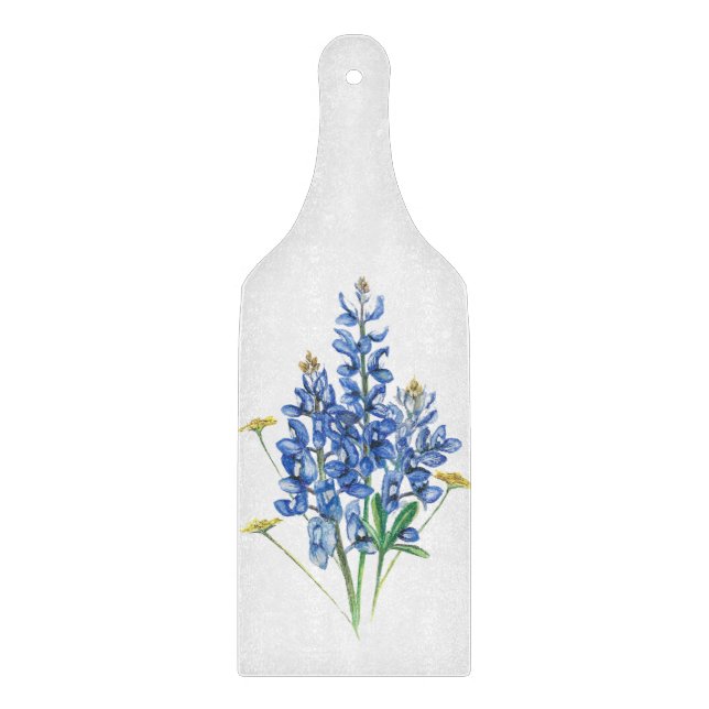 Tabla De Cortar Bluebonnets y Wildflowers (Anverso)