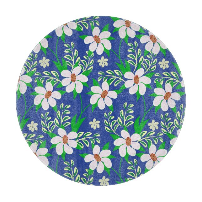 Tabla De Cortar Boda Bliss: Antecedentes de la invitación floral (Anverso)