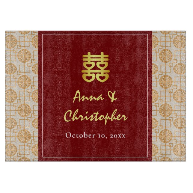 Tabla De Cortar Boda chino tradicional peranakan (Anverso)