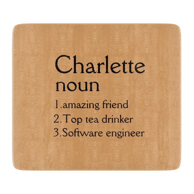 Tabla De Cortar Boda de corte personalizado (Anverso)