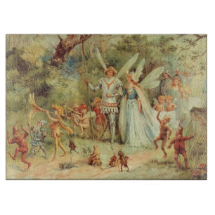 Tabla De Cortar Boda de Pulgarcita y el Príncipe, Cuentos de Hadas