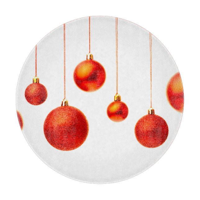 Tabla De Cortar Bolas de Navidades (Anverso)