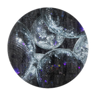 Tabla De Cortar Bolas Disco: Atmósfera Fiesta oscura