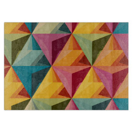 Tabla De Cortar Bold Geometric Triangle Pattern 