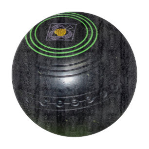 Tabla De Cortar Bolera de jardín negro,