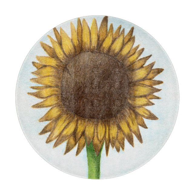 Tabla De Cortar Bonito Sunflower (Anverso)