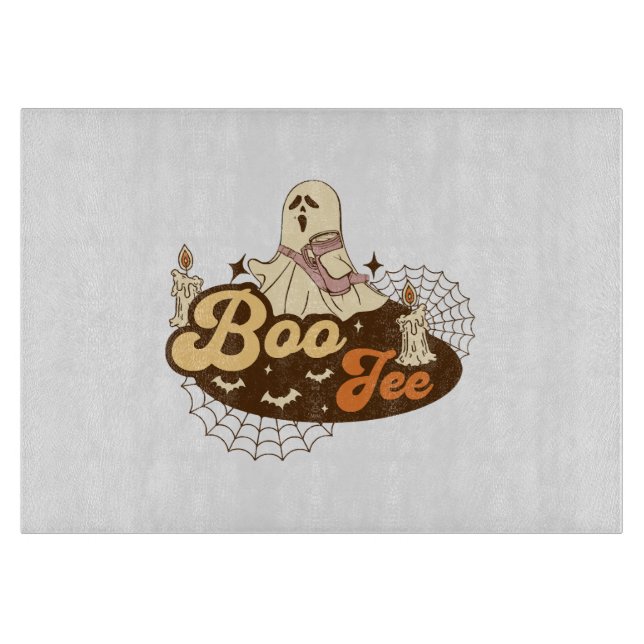 Tabla De Cortar Boo-Jee Ghost Halloween divertido (Anverso)