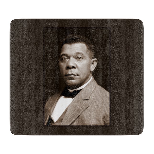 Tabla De Cortar Booker Washington: Educador afroamericano (Anverso)
