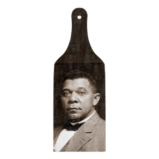 Tabla De Cortar Booker Washington: Educador afroamericano (Anverso)