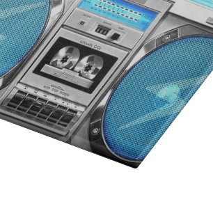 Tabla De Cortar Boombox azul