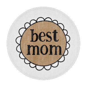 Tabla De Cortar Borde Escalonado Mamá Personalizado