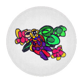 Tabla De Cortar Bosque alegría loro 