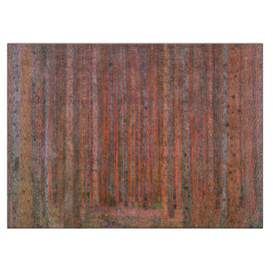 Tabla De Cortar Bosque de Abetos de Gustav Klimt Tannenwald Árbole