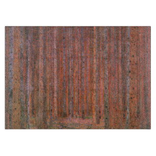 Tabla De Cortar Bosque de Abetos de Gustav Klimt Tannenwald Árbole