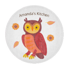 Tabla De Cortar Bosque de otoño