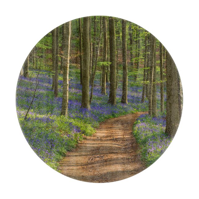 Tabla De Cortar Bosques | Bosque de Bluebell en Bélgica (Anverso)