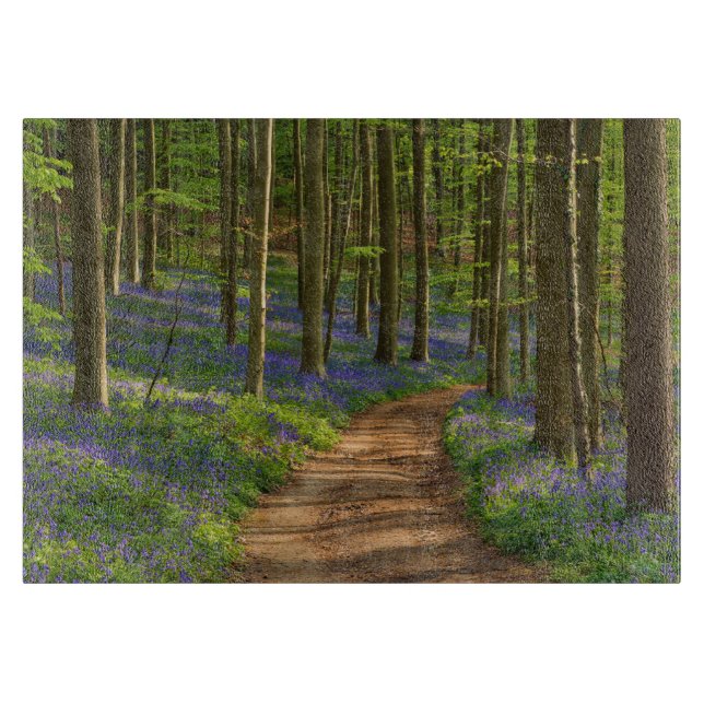 Tabla De Cortar Bosques | Bosque de Bluebell en Bélgica (Anverso)