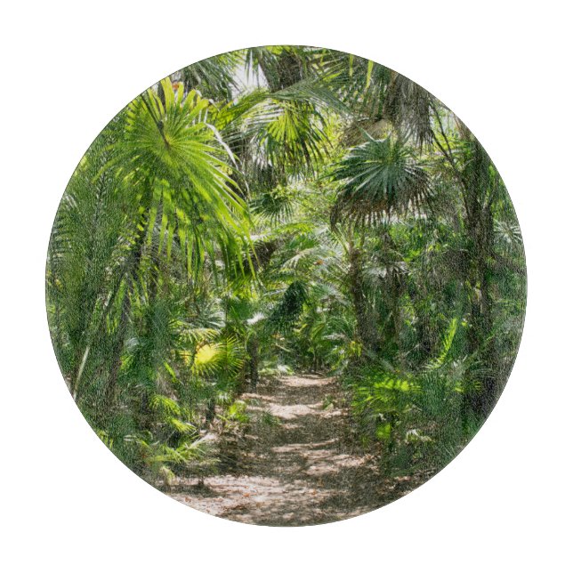 Tabla De Cortar Bosques | Tropical Rainforest Tulum Mexico (Anverso)