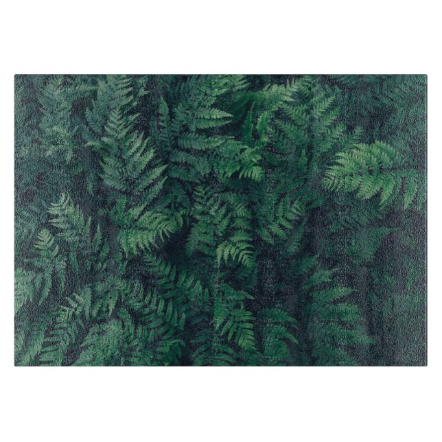Tabla De Cortar Bosques | Woodland Ferns (Anverso)
