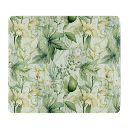 Tabla De Cortar Botanical Green Foliage - New Home Gif