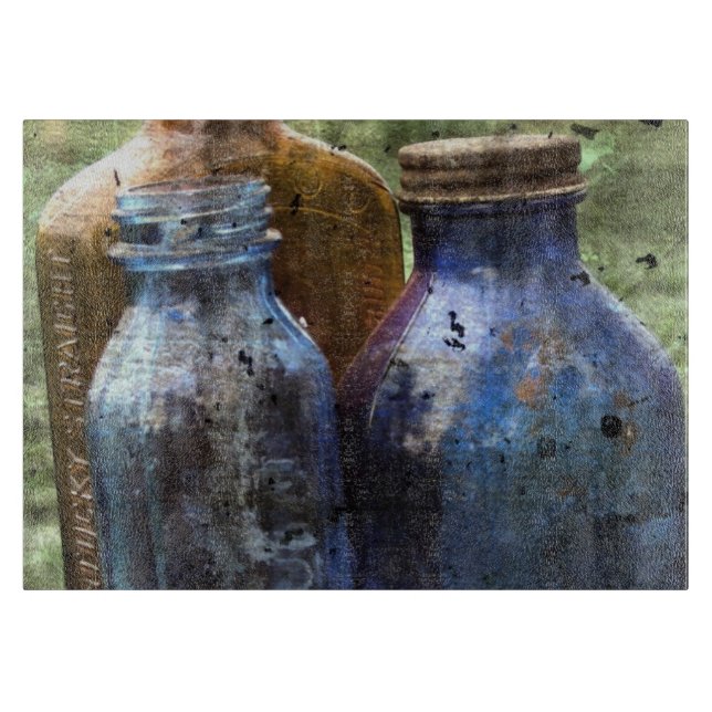 Tabla De Cortar Botellas de época (Anverso)