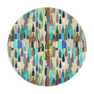 Tabla De Cortar Botellas de vino, multicolor, fondo beige