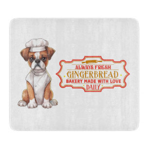 Tabla De Cortar Boxer Chef Baking Gingerbread