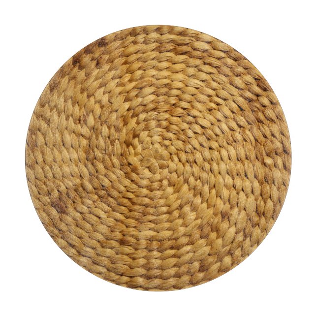 Tabla De Cortar Brasa tejida: Auténtica marrón texturada (Anverso)