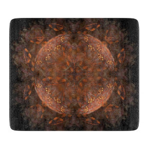 Tabla De Cortar Brillo de Cobre Dorado
