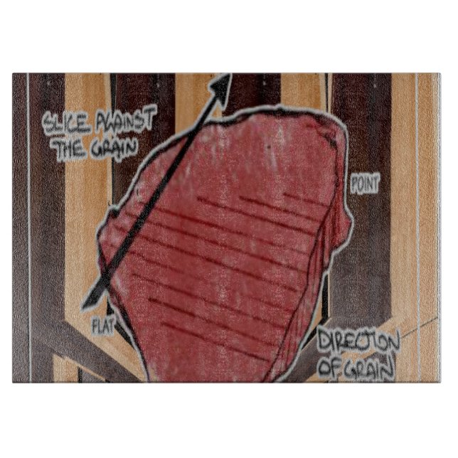 Tabla De Cortar Brisket Grain Cutting Board (Anverso)
