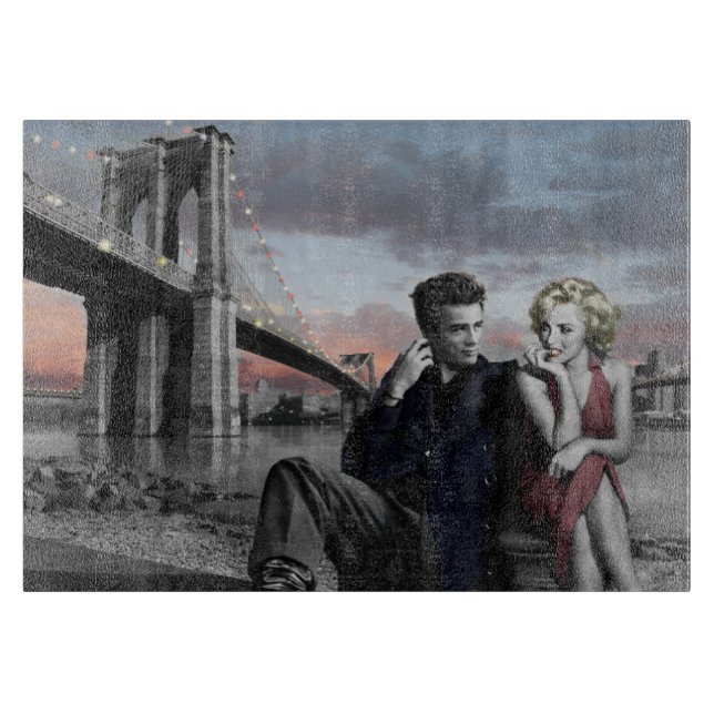 Tabla De Cortar Brooklyn B&W (Anverso)