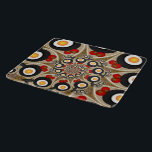 Tabla De Cortar Brunch Fractal Art Comida divertida, Tomates, Huev<br><div class="desc">Cosas divertidas y más. Diseño para su tabla de corte y más.</div>