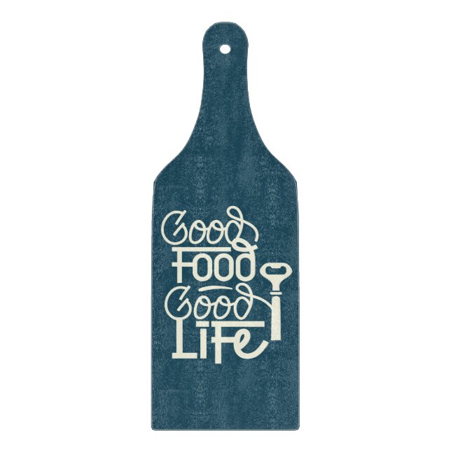 Tabla De Cortar Buena comida Buena vida (Anverso)