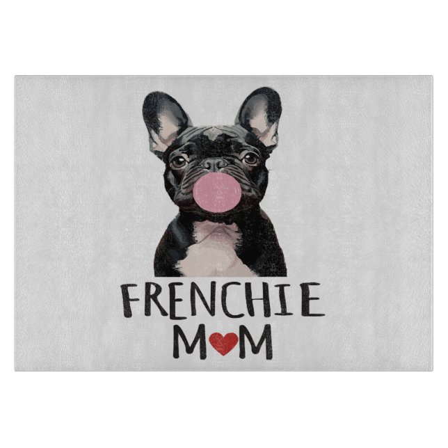 Tabla De Cortar Bulldog francés adorable (Anverso)