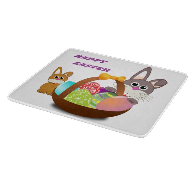 TABLA DE CORTAR BUNNY "FELIZ ORIENTAL" (Borde)