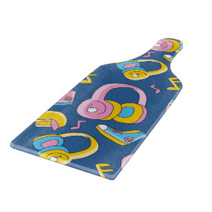 Tabla De Cortar Bunter Musikmix en rosa, blau, gelb