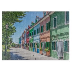 Tabla De Cortar Burano contiene el vidrio