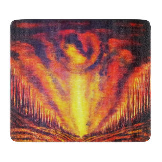 Tabla De Cortar Burning Sky