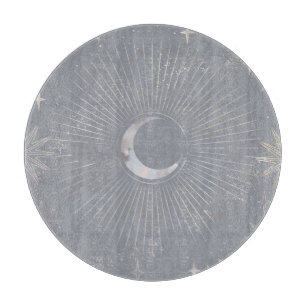 Tabla De Cortar Burst de la luna pálida